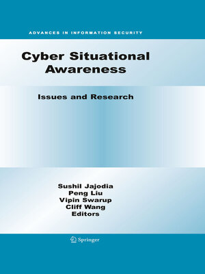 cover image of Cyber Situational Awareness